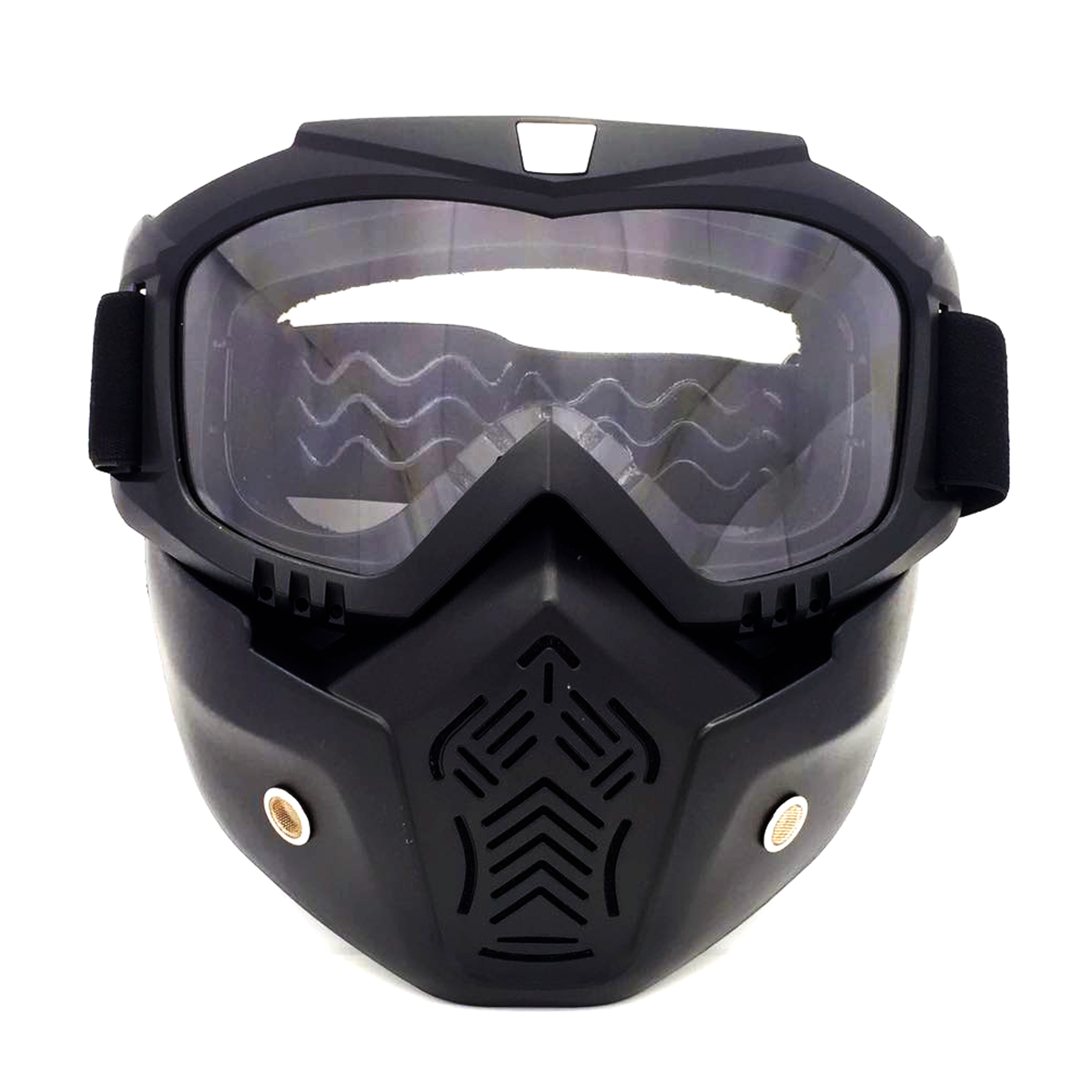 Motocross Sunglasses Snowmobile Skiing Glasses Windproof Detachable Motorcycle Goggles for Open Face Helmet Eyeware Cycling: JHBF65501