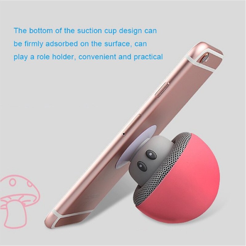 Wasserdichte Tragbare Drahtlose Mini Bluetooth Lautsprecher Loudspeake Pilz Reise Lautsprecher Für Iphone PK BTS06 Q9 A9 S28 A5 C6 A8 y3