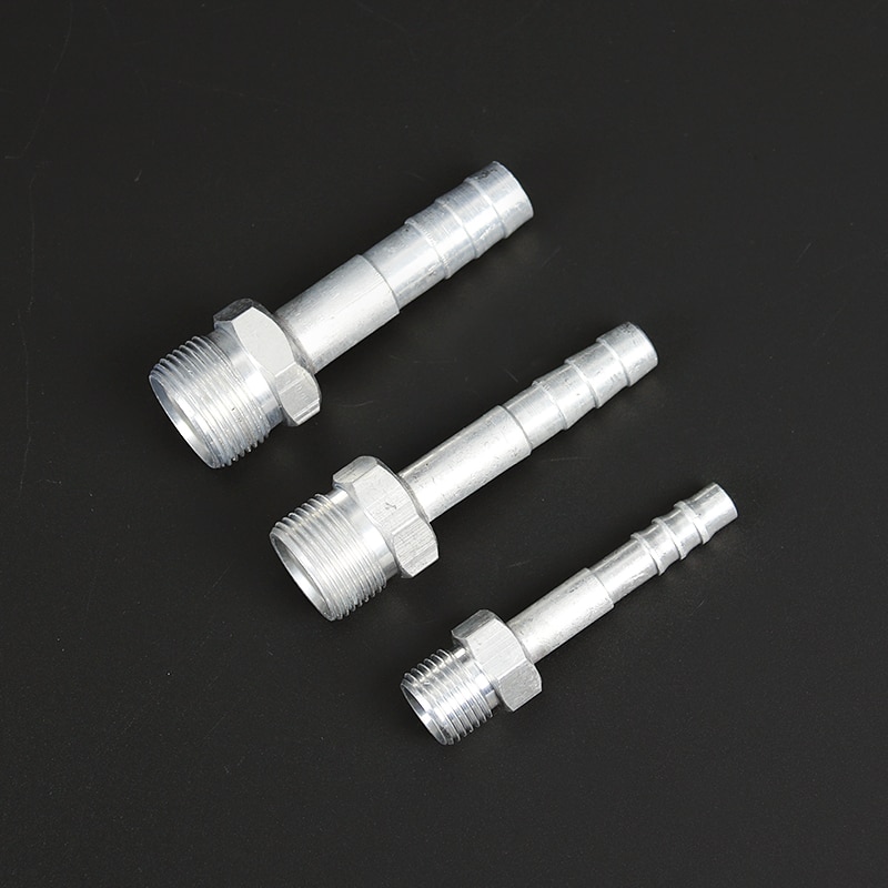 R134a #6 #8 #10 Straight Male Insert O-ring Barbed Fitting for A/C Refrigerant Hose