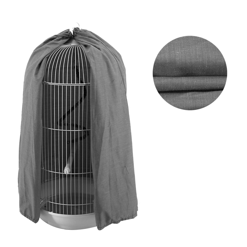 Classique rond dôme haut oiseau Cage couverture bouclier Cage à oiseaux lumière couvre jupe accessoires écran pour perruches amour oiseaux perruches