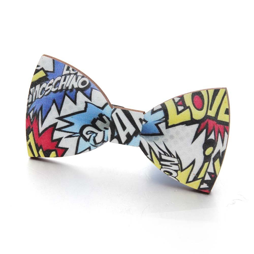 Wooden bow tie bow tie pattern: Army Green