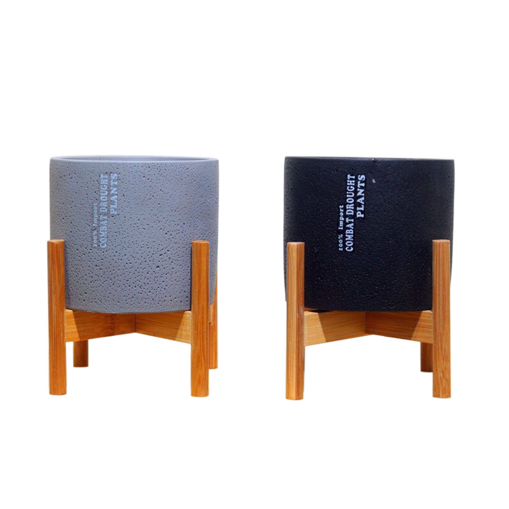 Flower Pot Rack Durable Wood Planter Pot Trays Strong Free Standing Bonsai Holder Home Garden Indoor Display Plant Stand Shelf