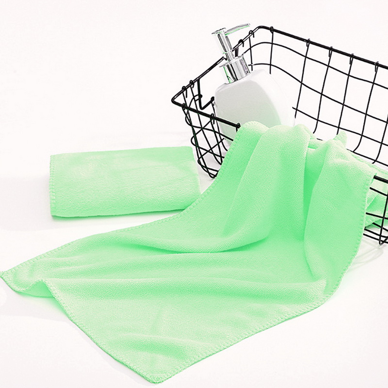 DIDIHOU 30x70cm Small Polyester Absorbent Hand Towel Microfiber Towel Quick-Drying Bath Towel Bathroom Kitchen Towels Supplies: 1