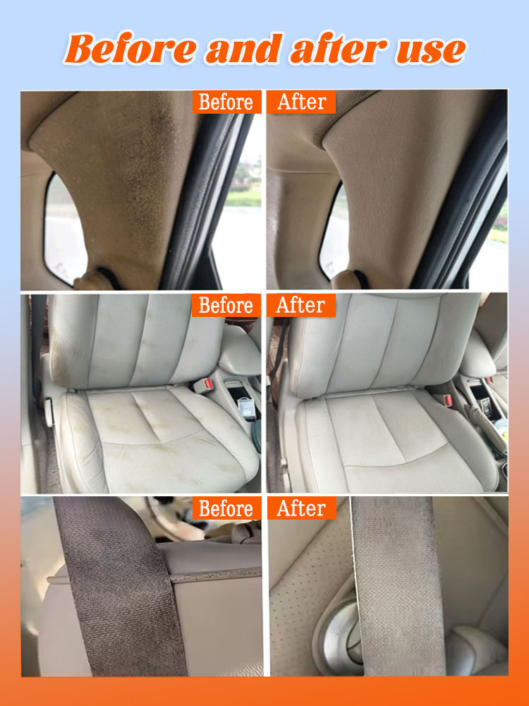 Nettoyant en mousse pour voiture, produits de nettoyage pour intérieur de véhicule, Spray en mousse pour le nettoyage de la maison et de la voiture