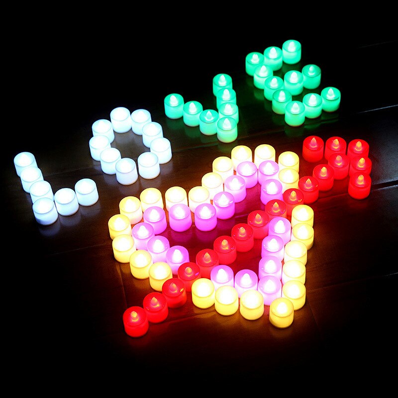 LED Electronic Color Change Flicker Candle Light