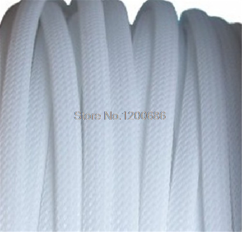 10M 4mm red black Snakeskin mesh Wire Protecting PET Nylon Cable Sleeve wire mesh shock