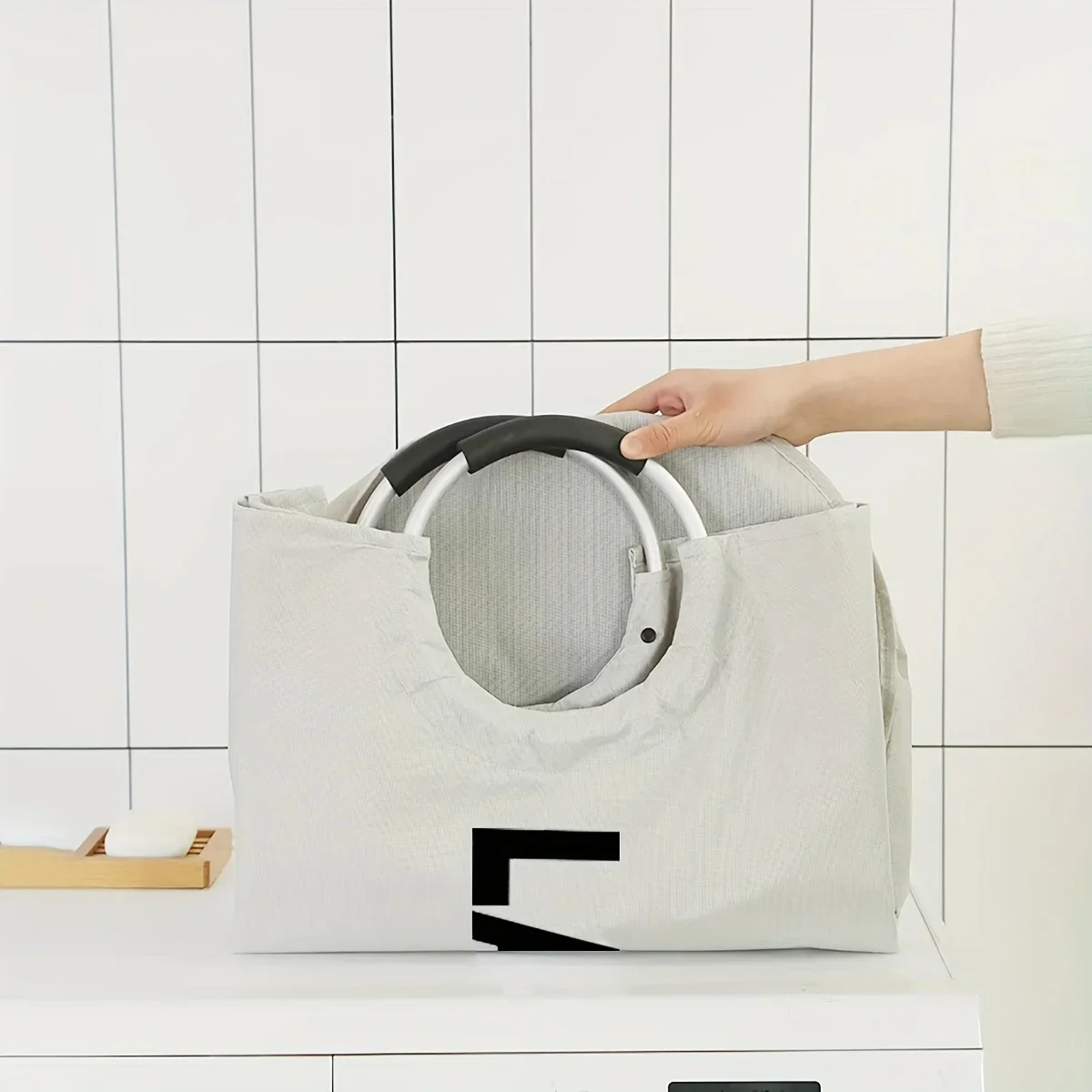 Cesta de almacenamiento de tela sucia para ropa sucia, cubo de almacenamiento de tela sucia plegable de gran tamaño para juguete de lavandería impermeable, 1 ud.