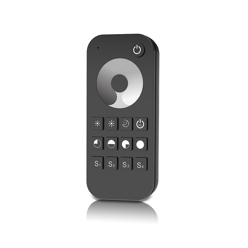 Tira dimmer led 230v 110v painel de toque, 4 zona wi-fi 2.4g rf remoto 12v único controle de tira colorida 8a, receptor sem fio: RT1 remote