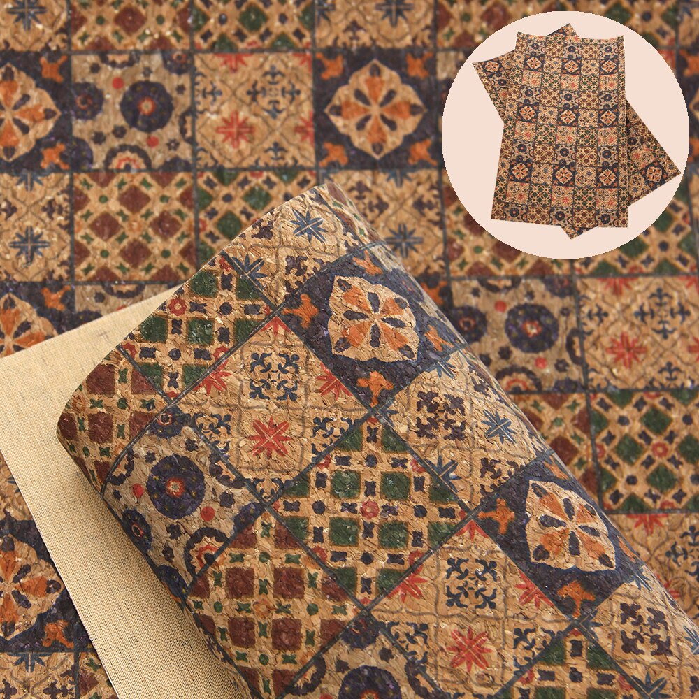 Jahrgang Weichen Kork Stoff Für Bekleidungs Handtasche Synthetische Leder DIY NäHenne Materialien, 1Yc6711: 1082913009