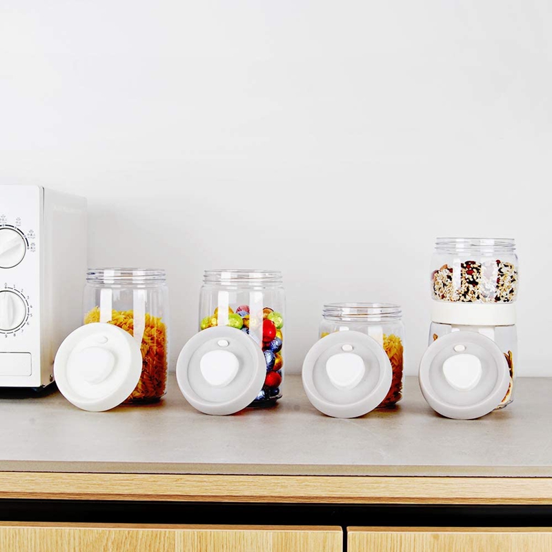 3Pcs Coffee Storage Container With One Way Oxygen -Release Valve,Air Tight Sealable Containers For Grain Nut