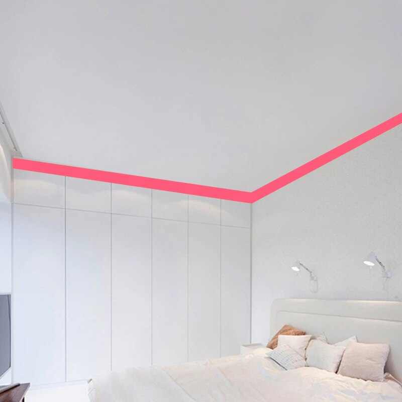 3m Car Reflective Strip Baseboard Wall Sticker Room Eco-friendly Decoration Decal Glow Luminous Band At Night DIY Strip Stickers