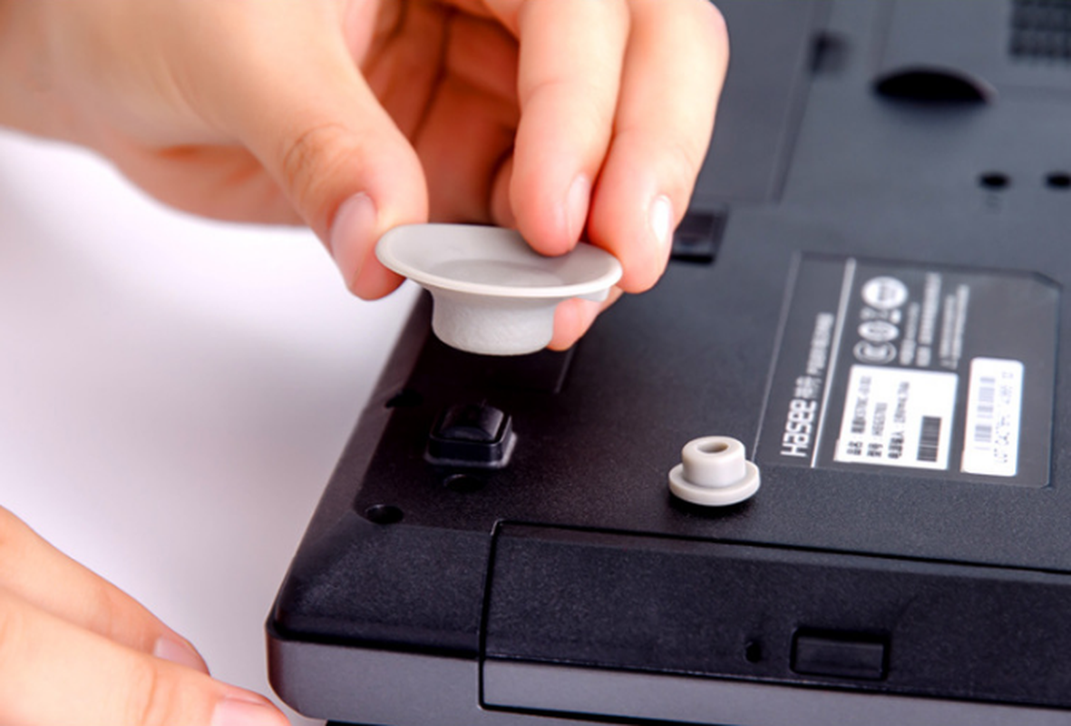 4pcs Notebook Accessory Laptop Heat Reduction Pad Cooling Feet Stand Holder