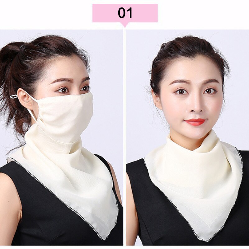 Écharpe Protection UV pour femmes | Couvre-visage, Protection UV respirant avec corde d'oreille ajustable pour femmes en plein air vj: 1