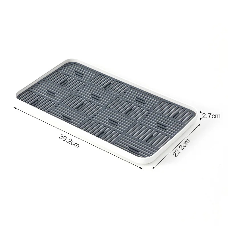 Keuken Spons Afvoerrek Vaatdoek Opslaghouder Plastic Utility Plank voor Schuursponsje Droogspons Afwasdoek: Paars