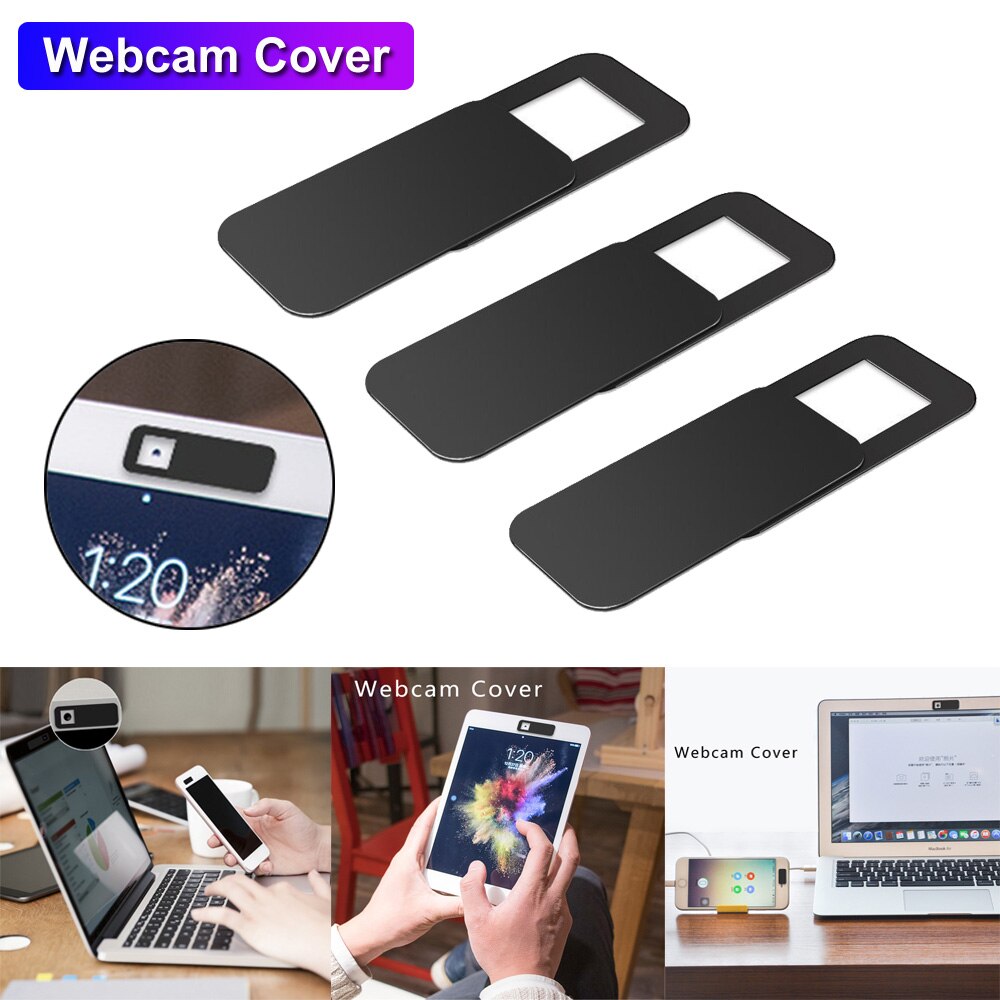 Universal Slim Plastic WebCam Cover Slide Camera Privacy Security Protect Sticker Mobile Phone Accessory for Phone iPad Tablet