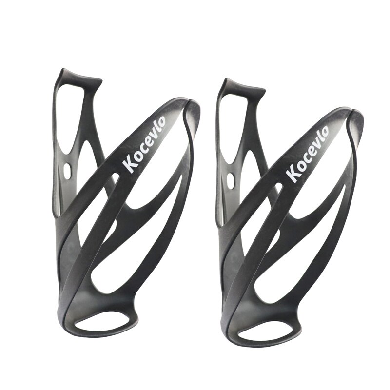 road bicycle bottle cage carbon fiber nylon fiber hybrid material bike bottle holder mtb bicycle water bottle holder: black 2pcs