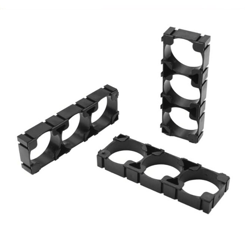 50Pcs 21700 Lithium Cell Spacer Triple Battery Holder Bracket Battery Pack Bracket For DIY Fixed Battery 21.7Mm Hole Dia