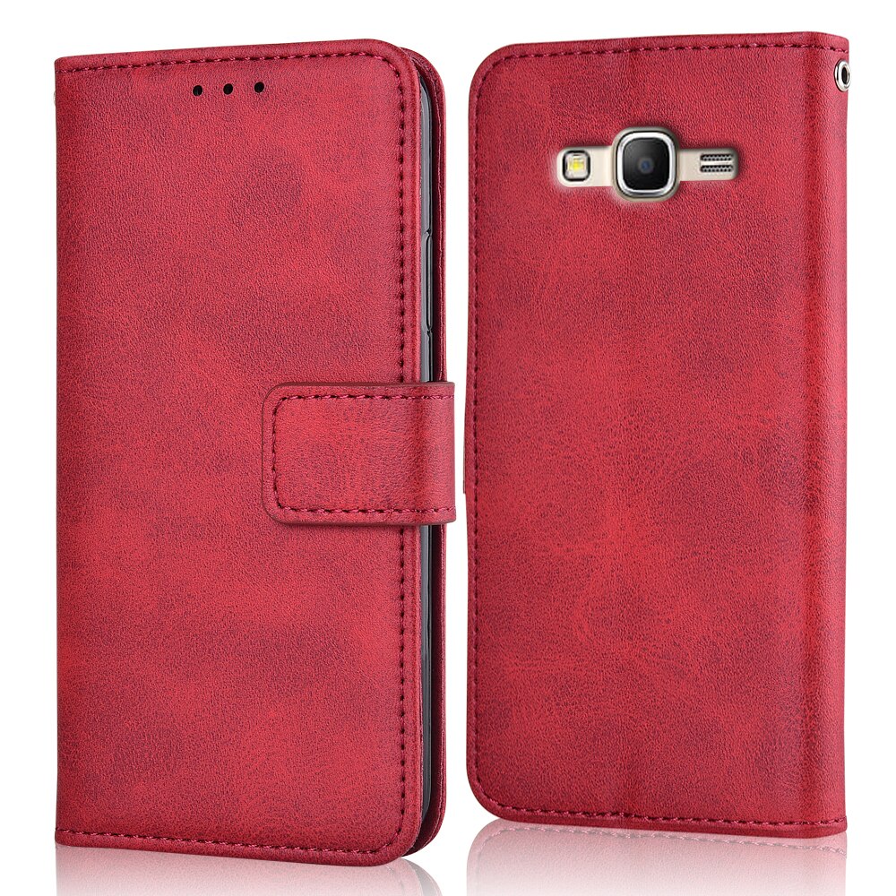 Funda para Samsung Galaxy J3 J320, funda para teléfono móvil Samsung Galaxy J3 J320: niu-Red