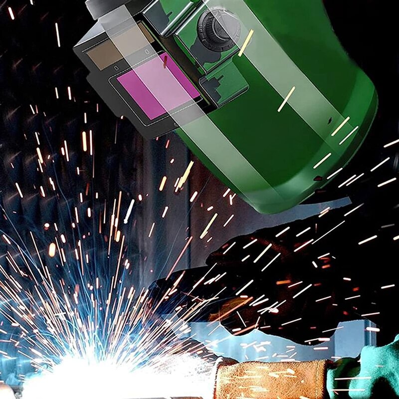 Solar Powered Auto Darkening Welding Helmet Electric Welding Mask Welding Protective Mask For TIG MIG ARC(Adjustable)