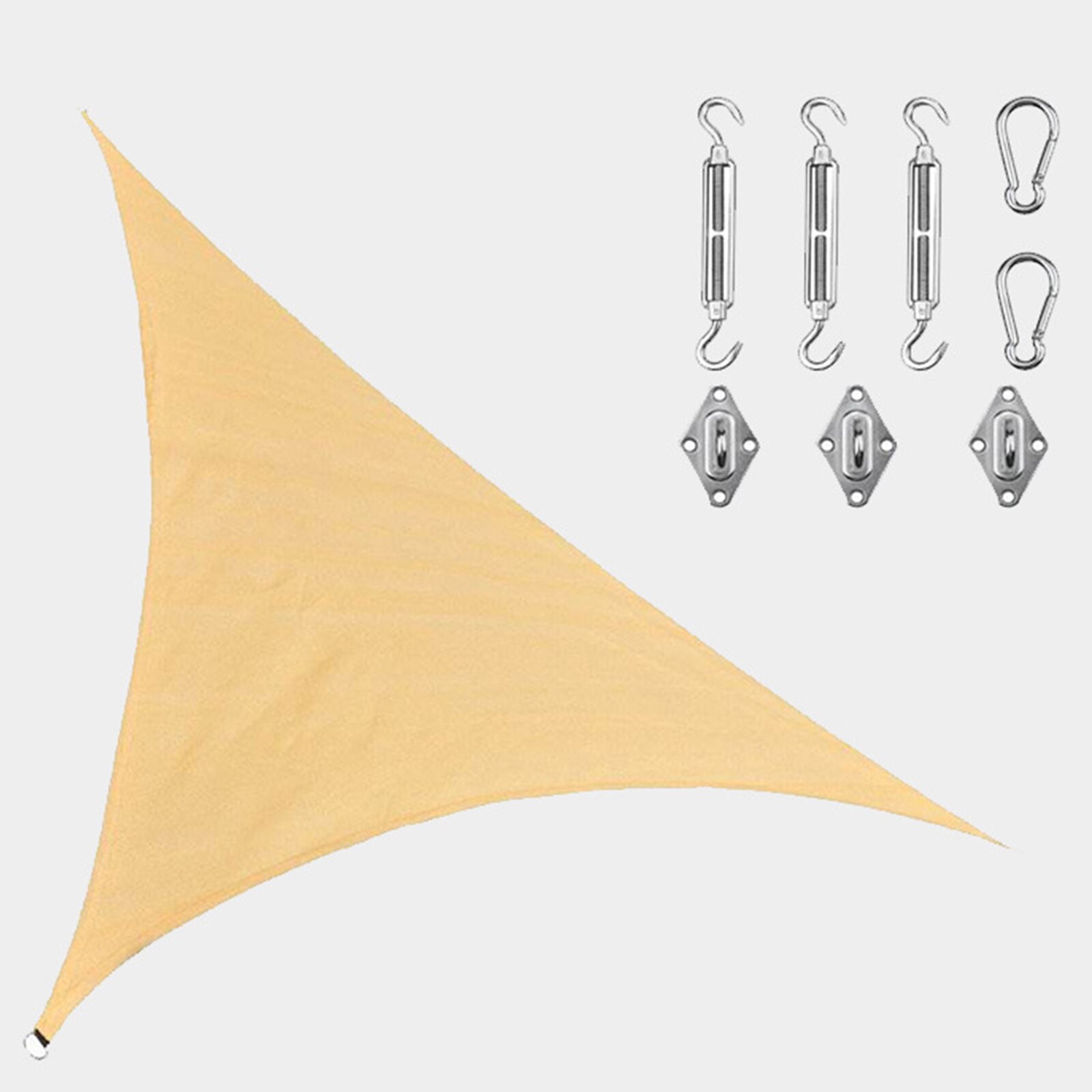 Triangular Polyester Waterproof Sunshade Canopy Outdoor Camping Awning