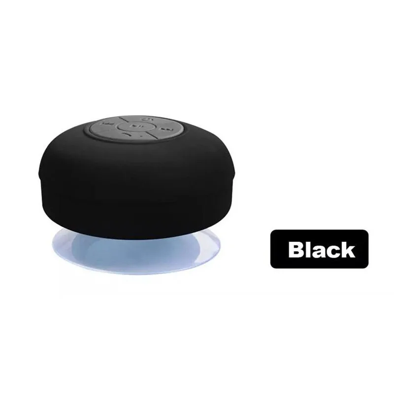 Portable Speaker Wireless Waterproof Shower Speakers for Phone Bluetooth-compatible Hand Free Car Speaker Loudspeaker: Beige