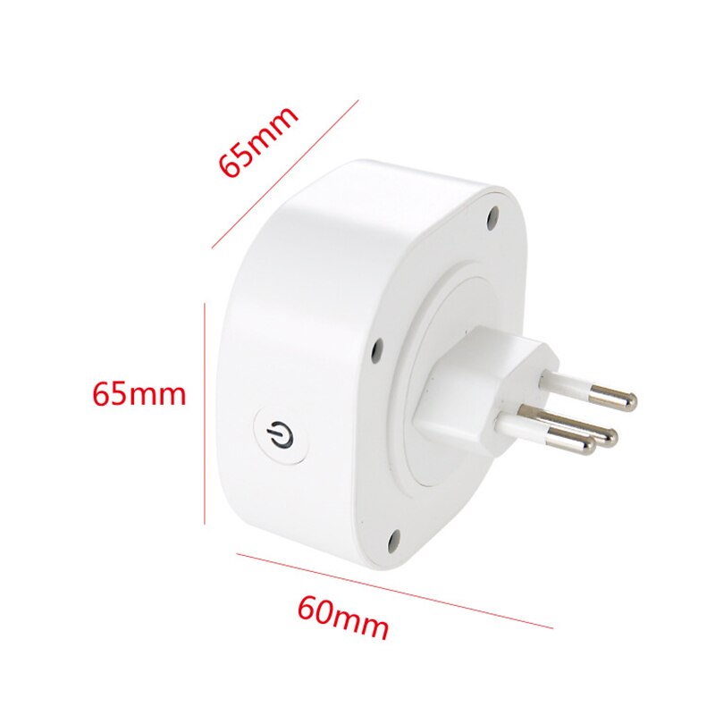 Braziliaanse standaard slimme stekker wifi-stekker stopcontact draadloos stopcontact werkt met alexa google home tuya app slimme stekker