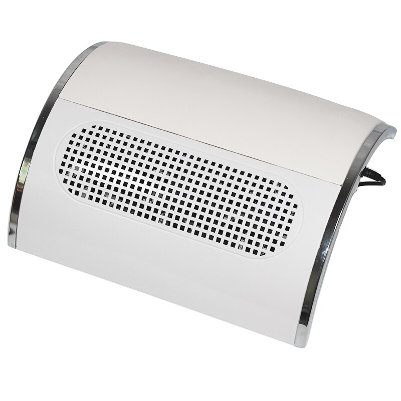 Leistungsstarke Nagel Staub Absaugung Collector 3 Fan/1 Fan Staubsauger Maniküre Werkzeuge mit Staub Sammeln Taschen Nagel Kunst saug: Silber