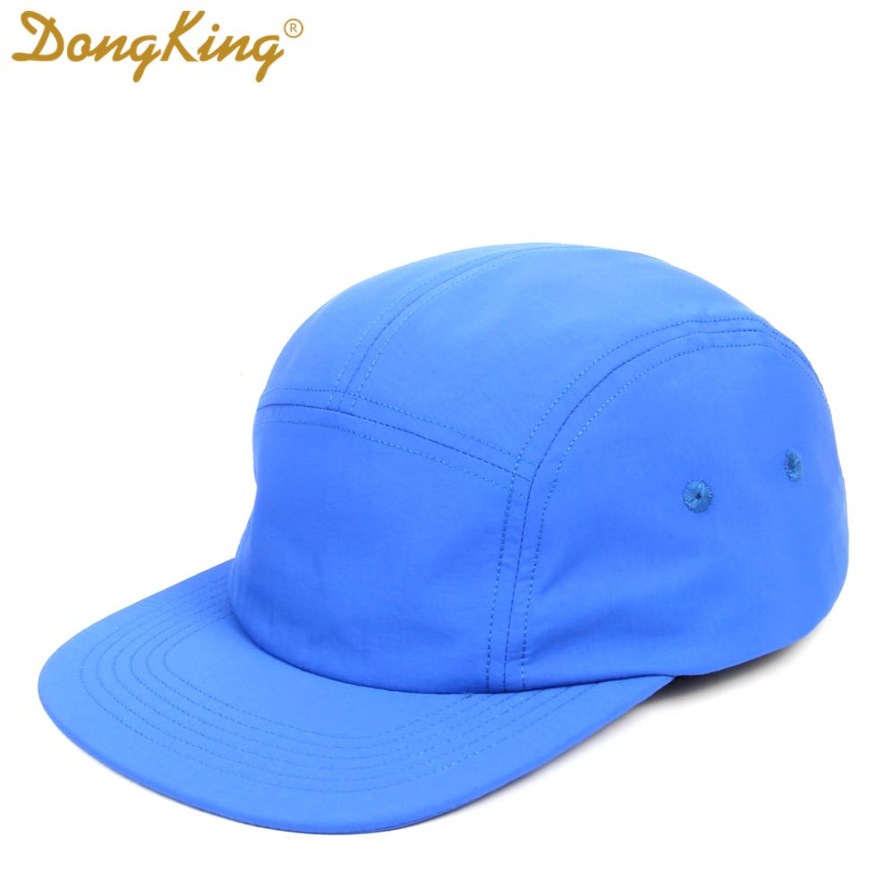 Dongking 5 Panelen Classic Baseball Cap Korte Rand Baseball Cap Taslon Splash Proof Stof Snel Droog Hoed Flat Bill big Size