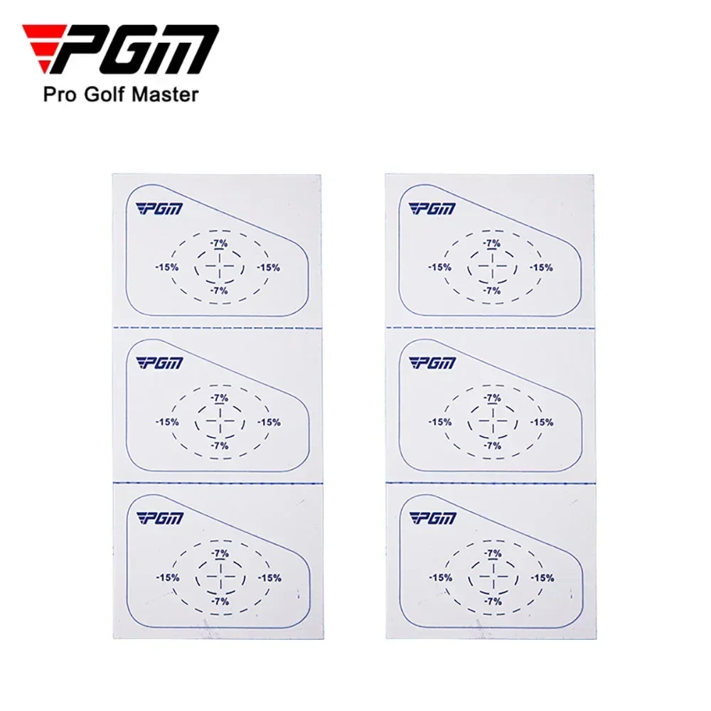 Golf Impact Aufkleber, Golfschläger Hit Paper, Golfballstempel, Swing Practice Training Assist Impact Aufkleber, 6 Schlägeretiketten pro Packung: Default Title