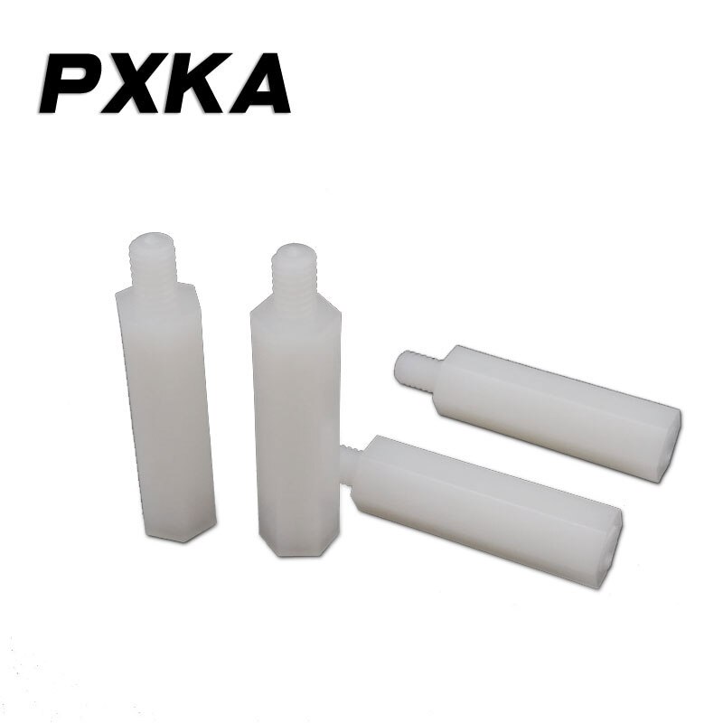 【Single head M2.5】Nylon stud Hexagon isolation column Plastic screw Plastic nylon column