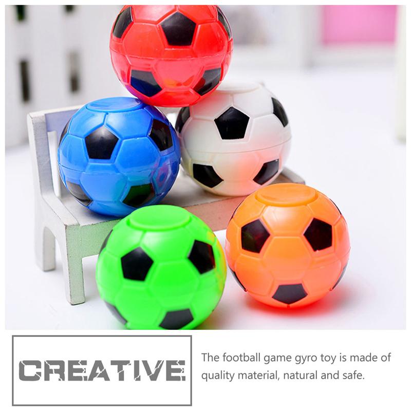 12Pcs Kids Vingertop Spinning Bal Speelgoed Mini Spinning Voetbal Top Speelgoed Fidget Spinners Stress Verlichten Speelgoed Antistress Fidget Speelgoed