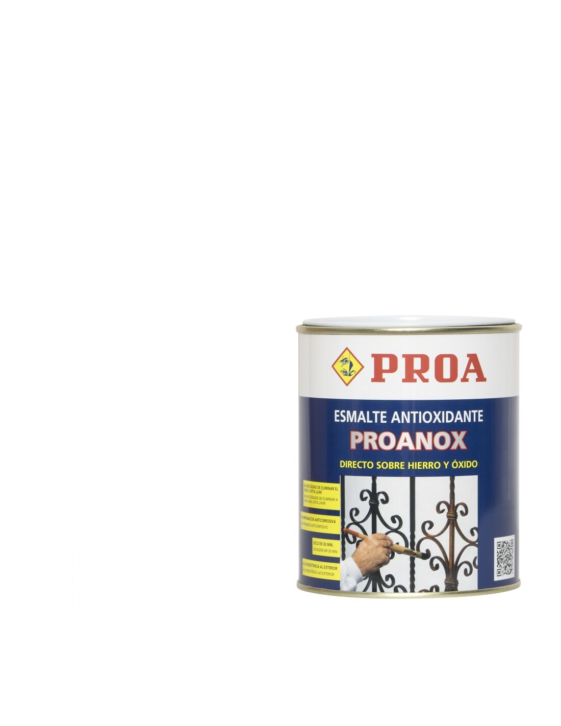 Esmalte proanox directo sobre oxido blanco