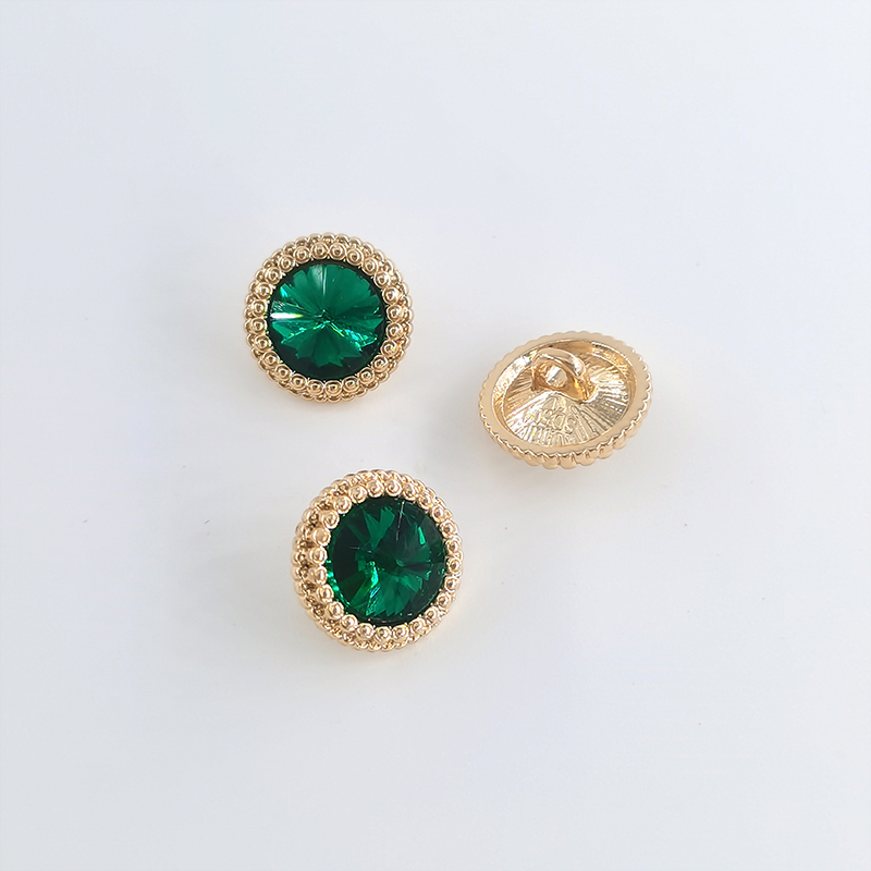 boutons à coudre couture materiel accessoires couture bouton bouton couture Boutons ronds en strass de , 12.5/15/18/21MM, boutons de en métal doré pour vêtements, accessoires de couture, bricolage: 7 # / Terne
