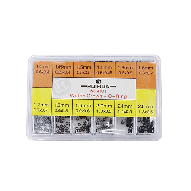 Watch Crown Gasket Seal Assort Size Waterproof Watch Crown O Ring Seal Washer Watch Parts Repalcement for Watchmakers: No.4031