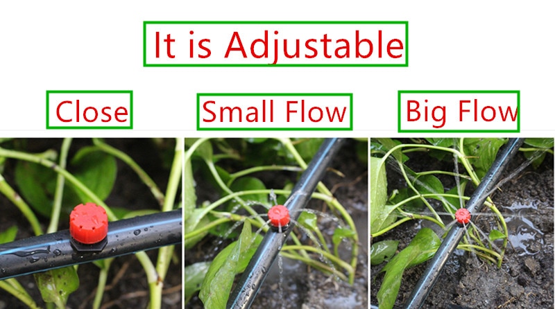 Fast 25m DIY Micro Drip Irrigation System Plant Self Automatic Watering Timer Garden Hose Kits With Adjustable Dripper