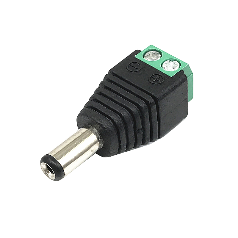 5pcs/lot DC Connector Plug DC USB Welding-Free DC Connector Monitoring Power Plug DC Connector to Terminal 5.5x2.1mm