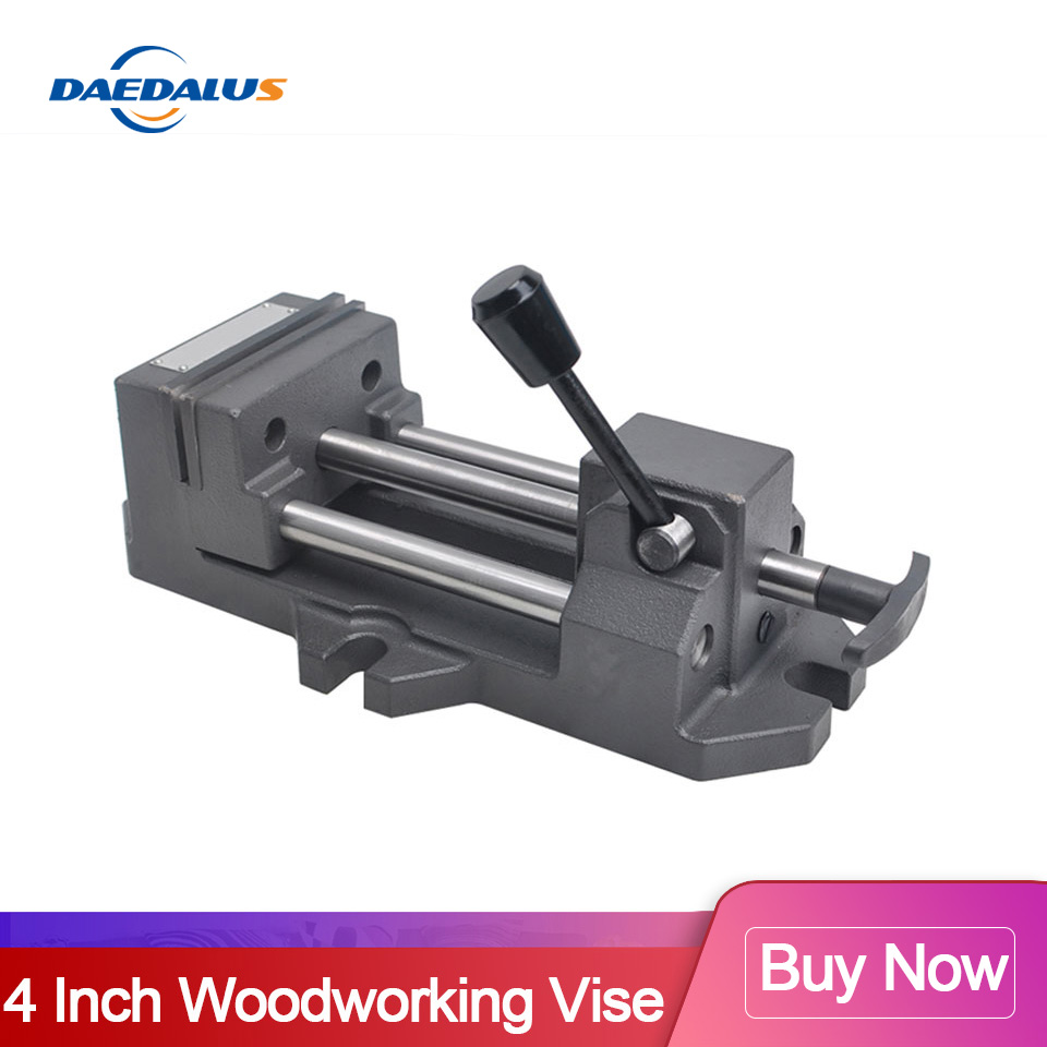 Bench Vise 4 inch Manual Table Vice Clamp Mini Drill Press Heavy CNC Drill Vise Clamp Fixture For Woodworking Machine tools