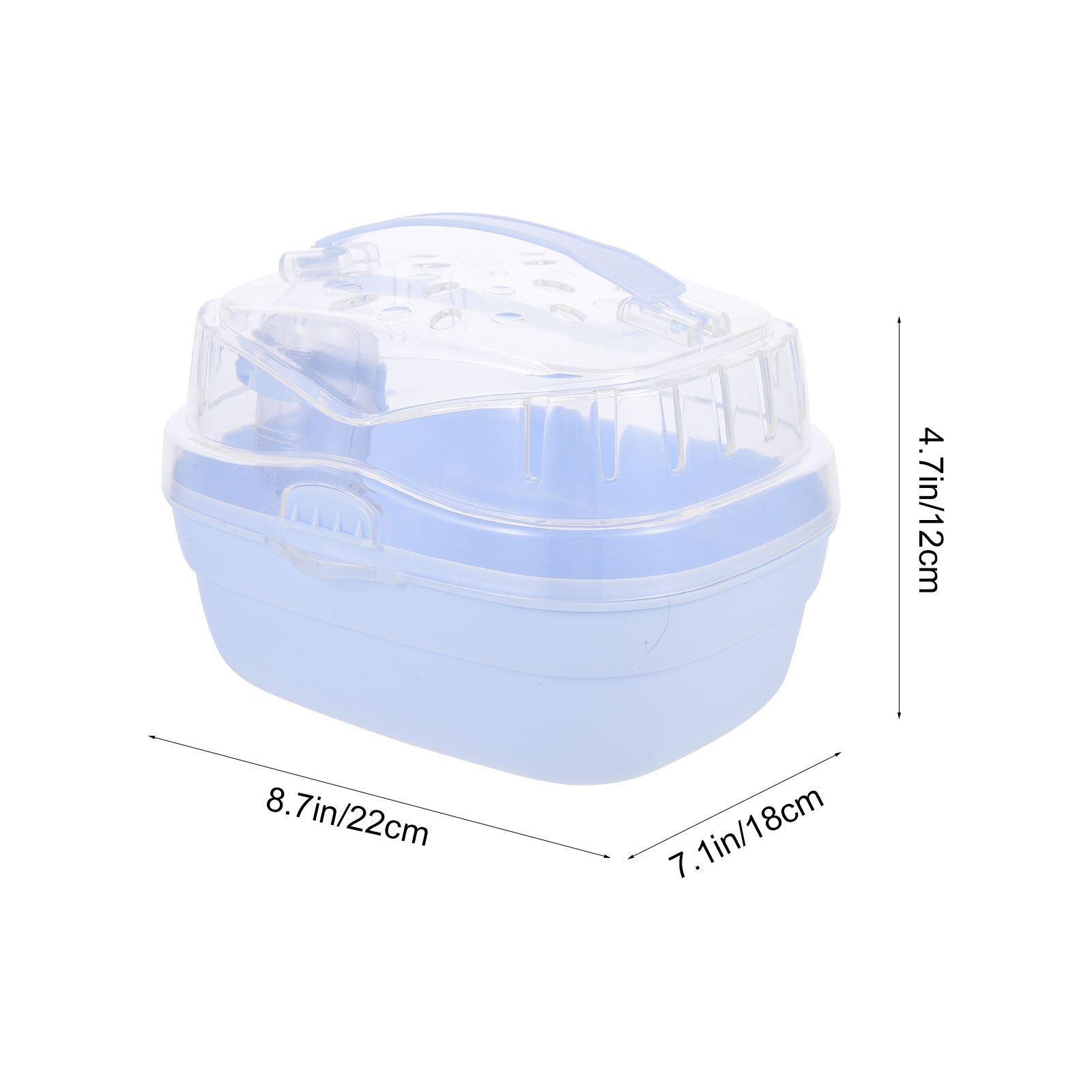 Pet Carry Box Outdoor Hamster Cage Guinea Carrying Box Portable Hamster Carrier for Travel