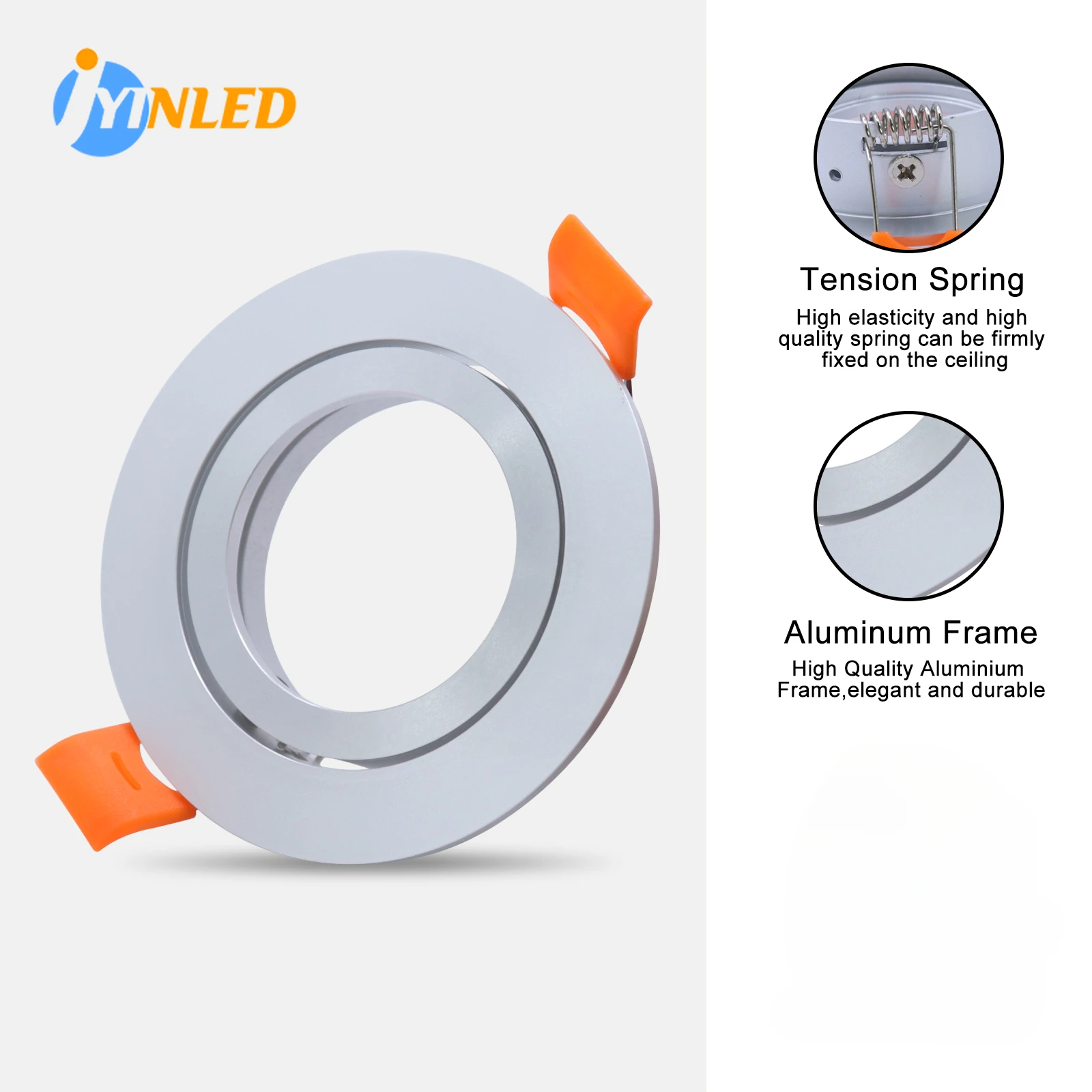 Led Plafond Spot Licht Frame 4/6/10Pcs Mr16 Gu10 Armatuur Verstelbare Inbouw Led Licht Led Plafond Lamp Armaturen Gu10 Frame