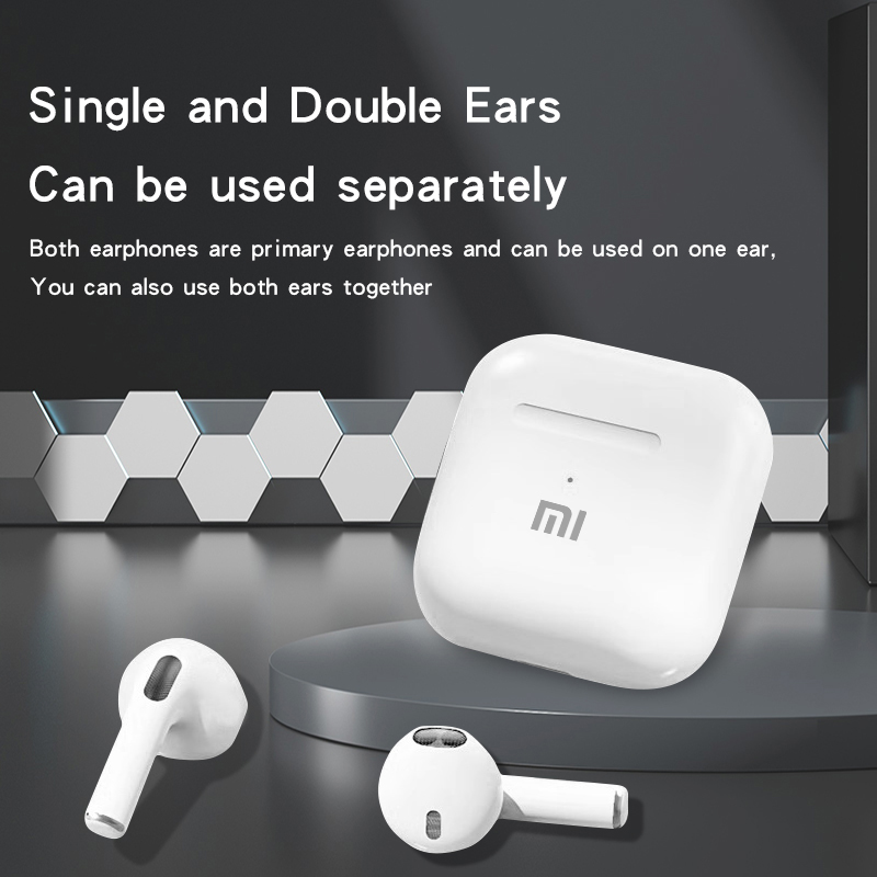 Originele XIAOMI Pro4 oortelefoon TWS Bluetooth-headset HiFi draadloze hoofdtelefoon Microfoon Ruisonderdrukking Oordopjes Waterdicht Game Motion