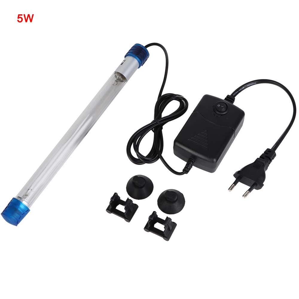 Aquarium Uv Lamp Lichten Sterilisator Uv Lamp Aquarium Verlichting Aquarium Bactericide Uv Desinfectie Waterbehandeling Purifier: 5W
