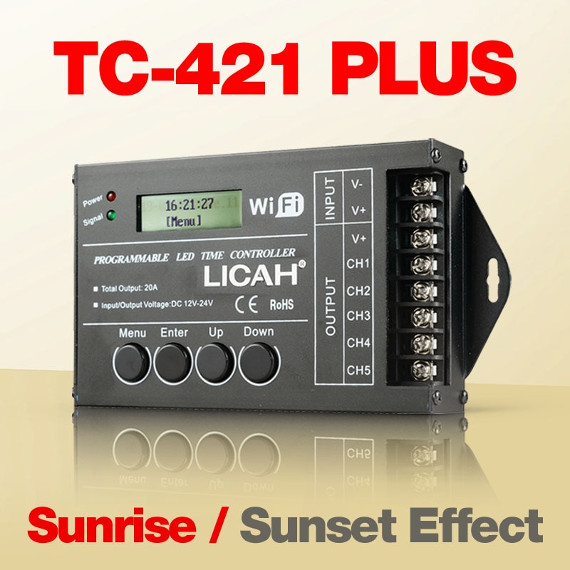 LICAH TC-421 PLUS LED Timer Controller sunshine zonsondergang effect maker