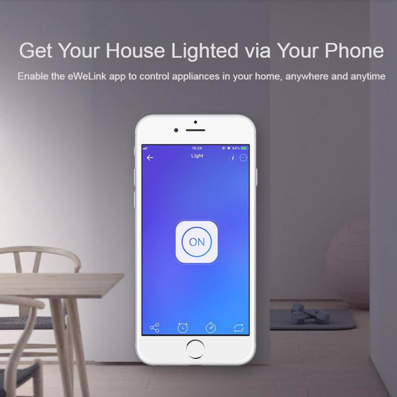 6Pcs Version Sonoff Basic Ewelink APP Wireless WiFi Switch Smart Home Automation Module Alexa Google Home Voice Switches