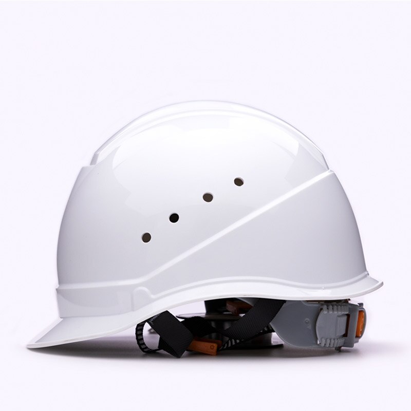 Hard Hat Breathable Protective Helmet Anti-impact Construction Safety Helmet ABS Work Cap: white