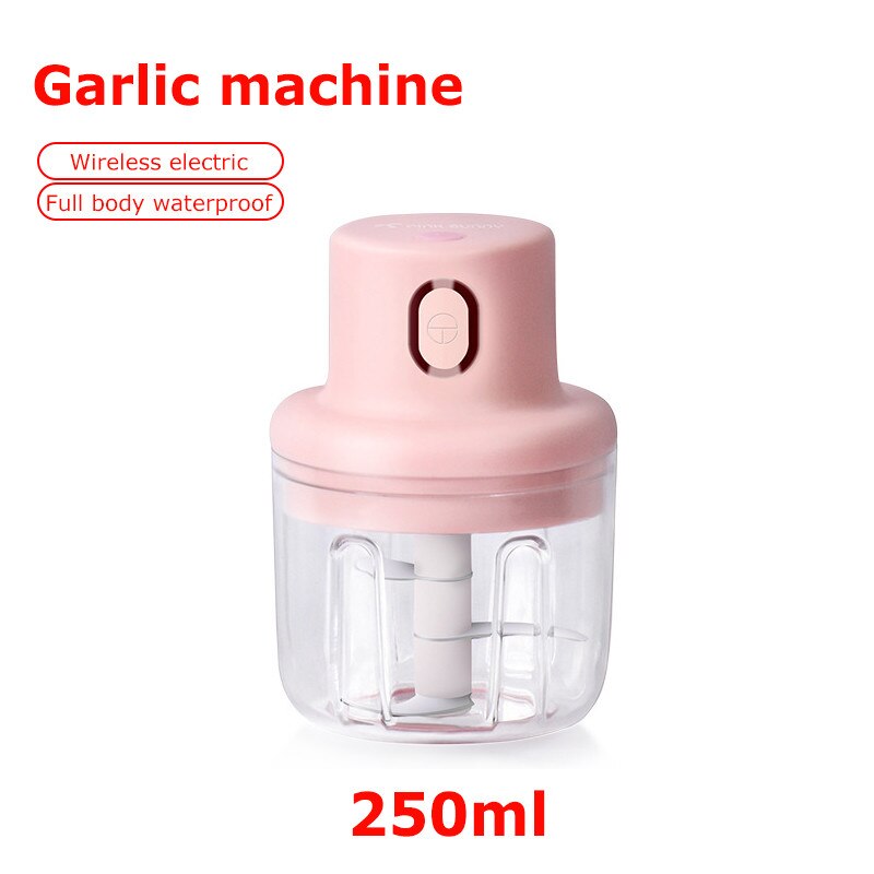 Hachoir à viande électrique sans fil hachoir alimentaire Mini hachoir de cuisine électrique en acier inoxydable hachoir à viande broyeur: style 2
