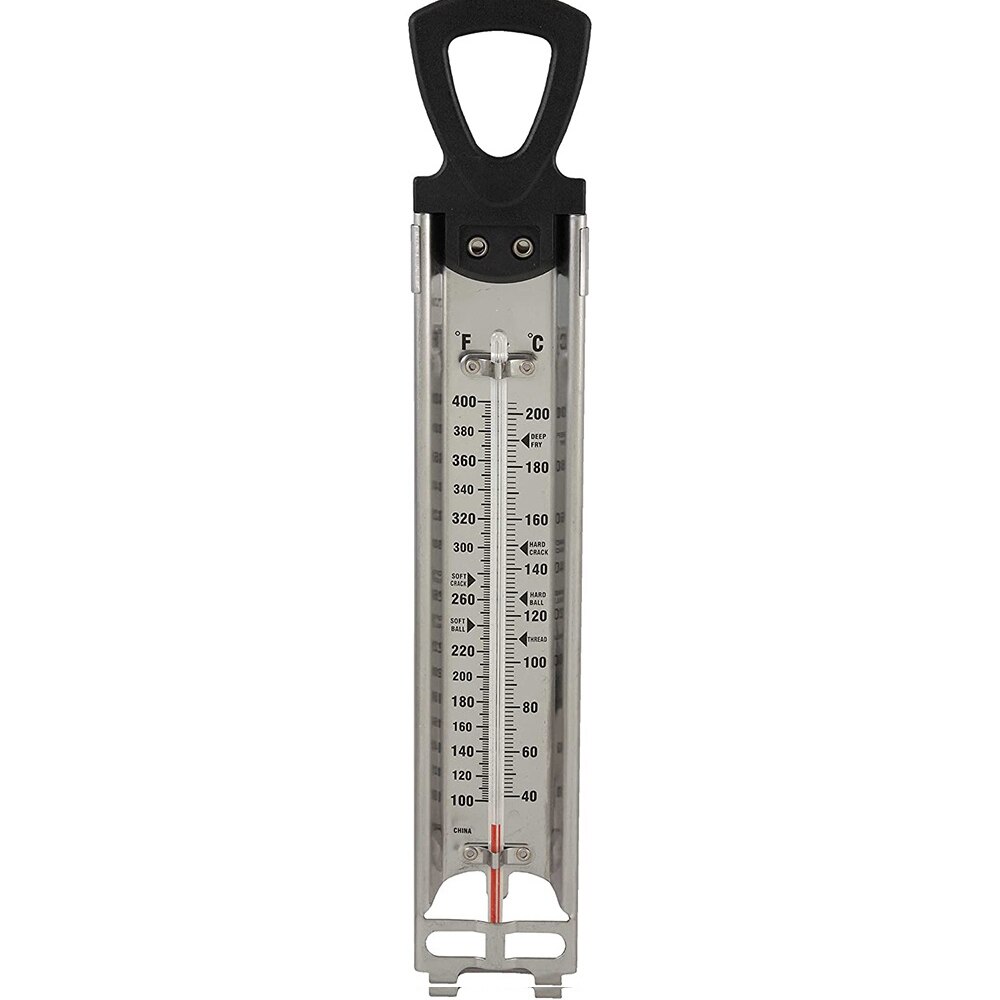 Baking Thermometer 40-200 Degrees Scale Display Kitchen Thermometer For Cooking Sugar Candy Craft Hanging Temperature Gauge: Default Title