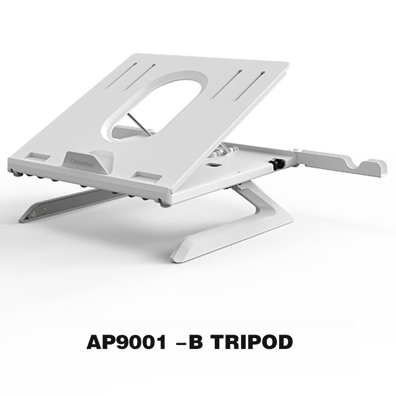 Laptop Stand Multifunctional Folding Lift Portable Laptop Stand Monitor Increase Rack Aluminum Alloy Base: 3