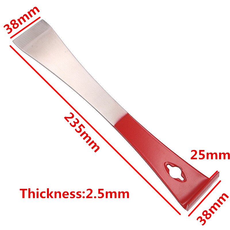 Arêtes pointues de grattoir de rasoir de Prybar et de grattoir d'acier inoxydable de mutifonction pour le clou et le Tack tirant l'arrachage et le grattage