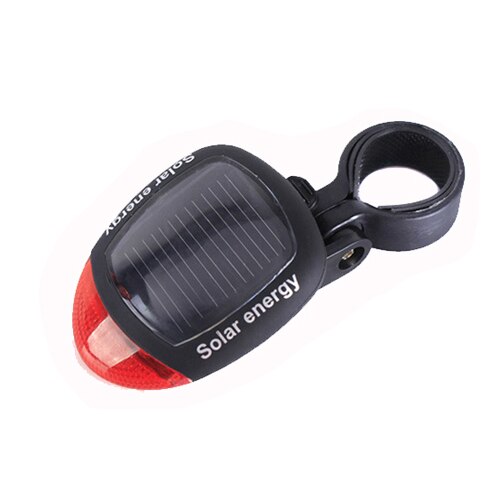 NEWBOLER 350 Lumen Solar Fahrrad Licht Vorne USB Aufladbare LED Fahrrad Lichter Glocke Wasserdicht Radfahren Lampe Scheinwerfer Rücklicht Set: Solar Rear Light