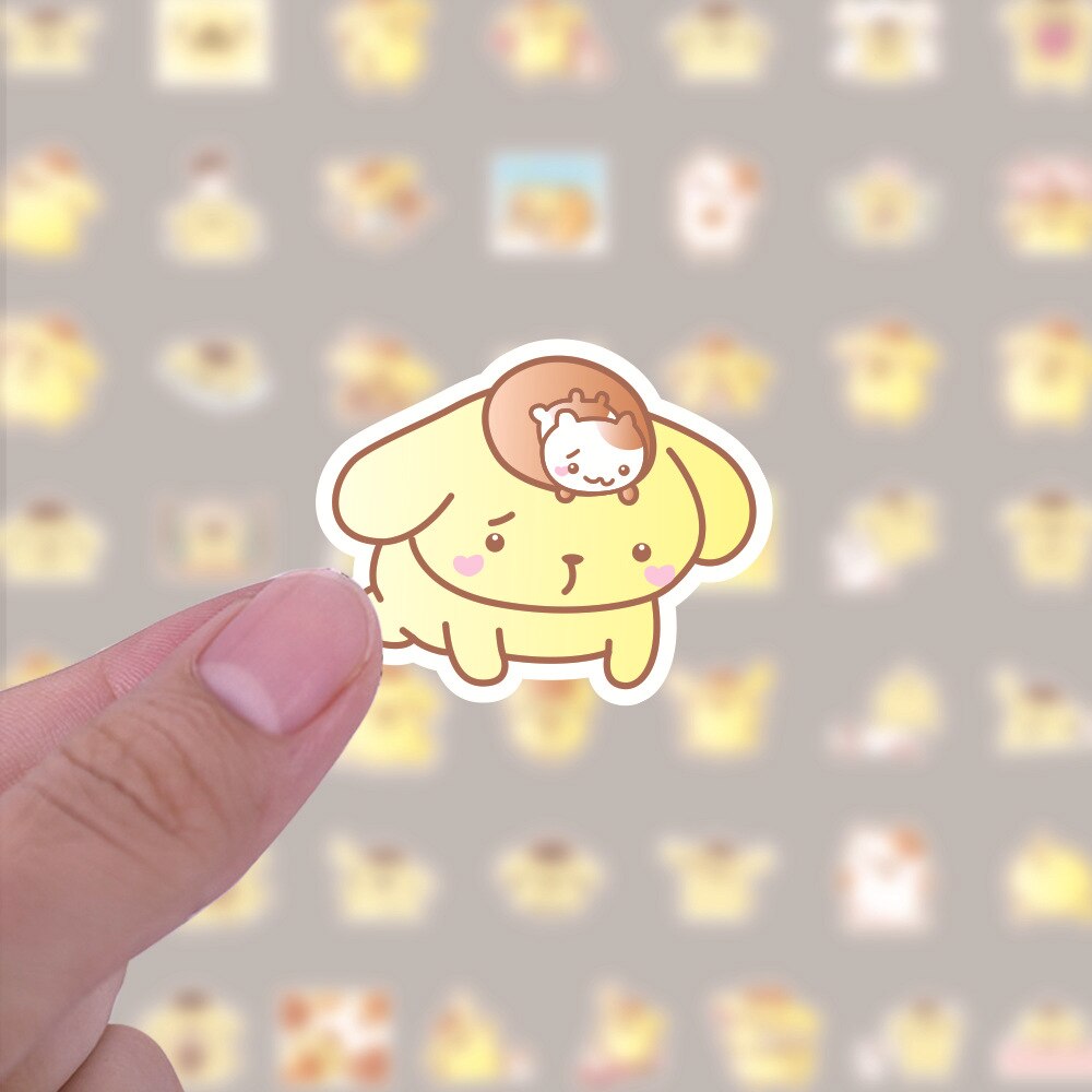 50 Stuks Kawaii Self-Made Pudding Hond Stickers/Mooie Stickers/Decoratieve Sticker/Diy Craft Photo album